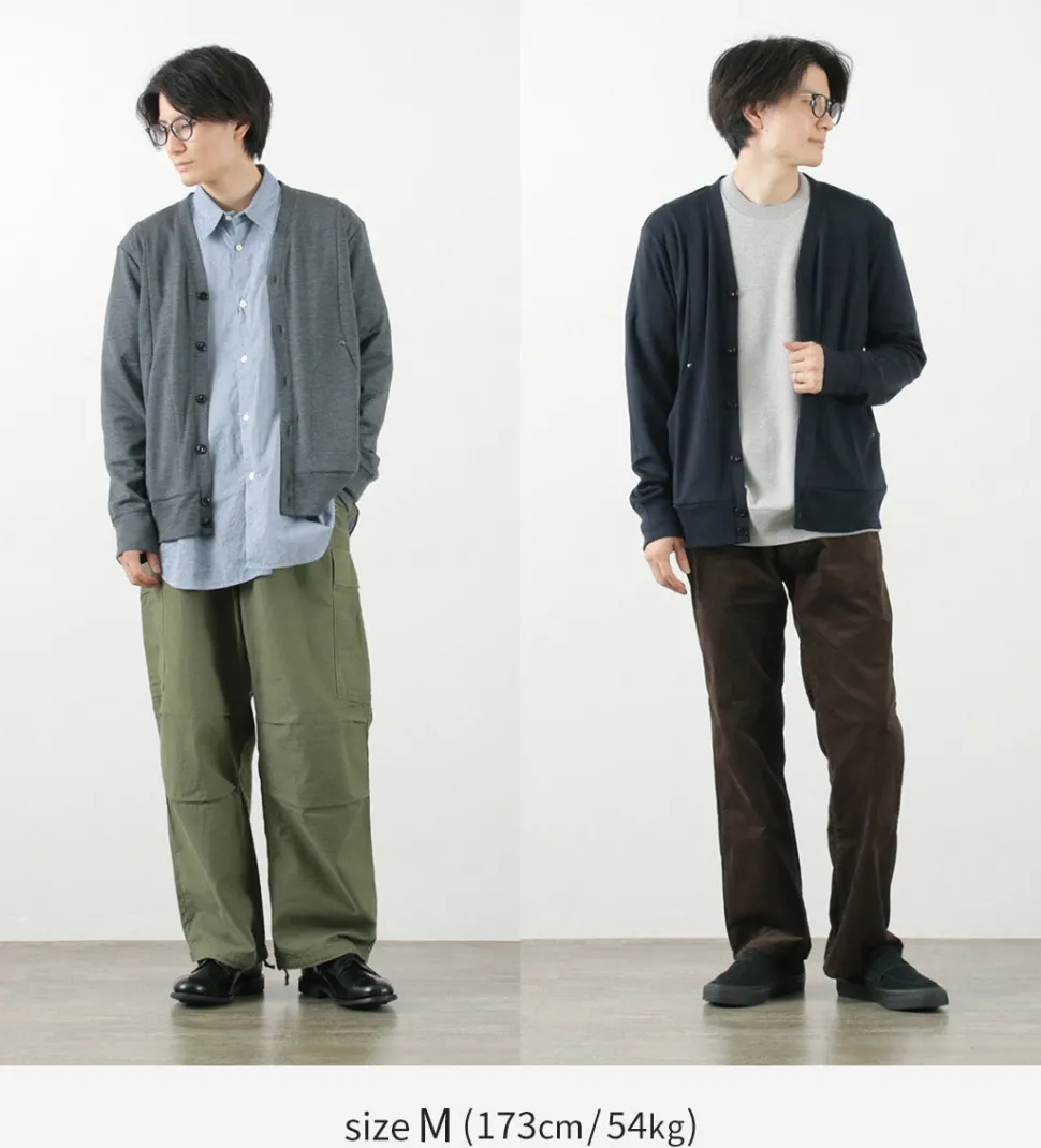 RE MADE IN TOKYO JAPAN / Dress Wool Knit Round Cut Cardigan