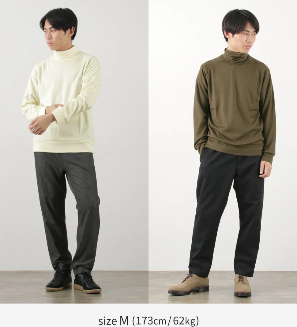 RE MADE IN TOKYO JAPAN / Dress Wool Jersey Turtleneck