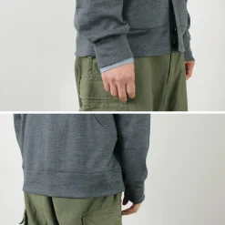 RE MADE IN TOKYO JAPAN / Dress Wool Knit Round Cut Cardigan