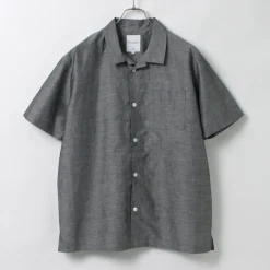 RE MADE IN TOKYO JAPAN / Herdmans Linen Open Collar Shirt