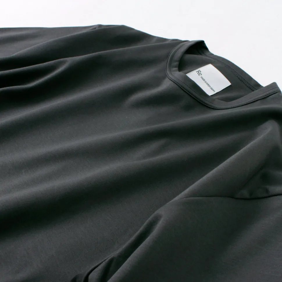 RE MADE IN TOKYO JAPAN / Half Sleeve Wide Dress T-Shirt