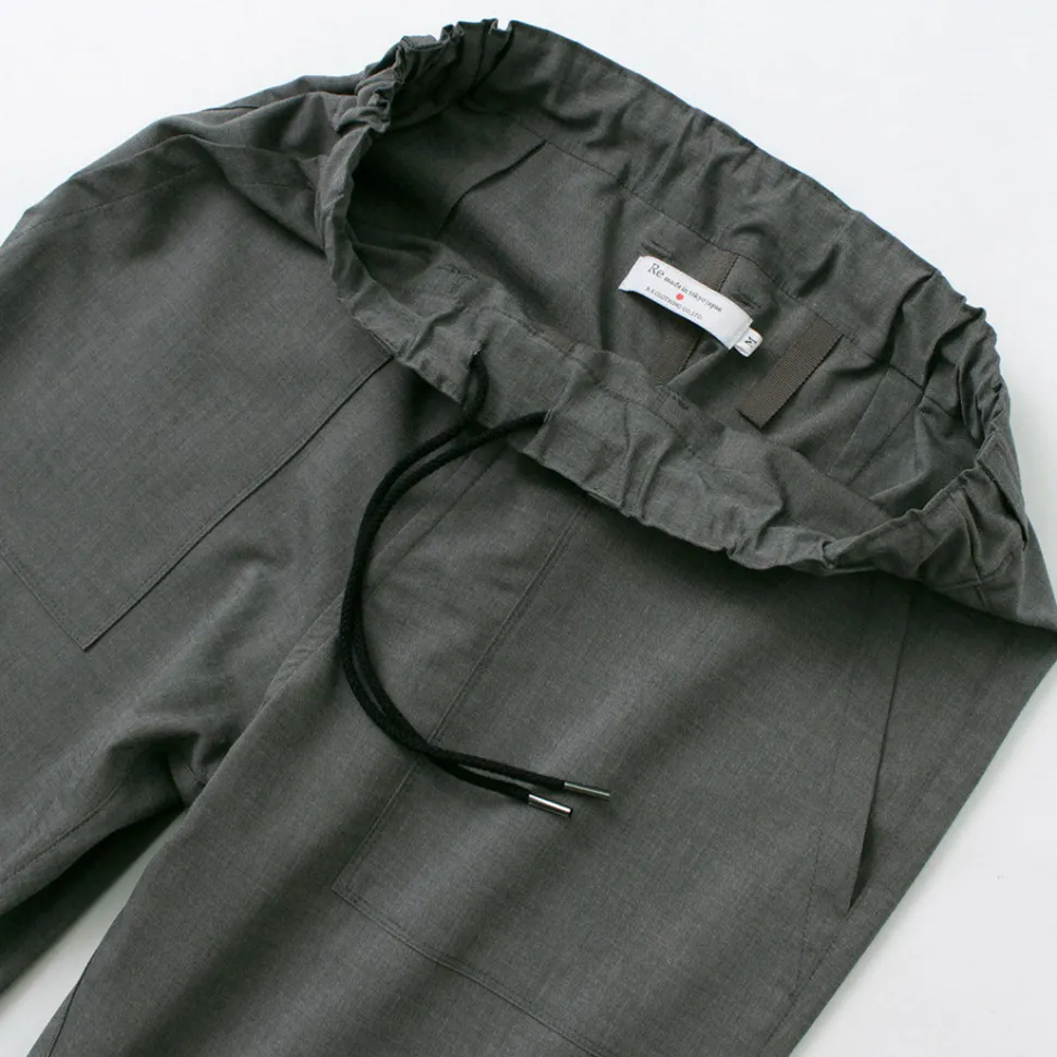 RE MADE IN TOKYO JAPAN / High Twist Tro Dress Easy Slacks