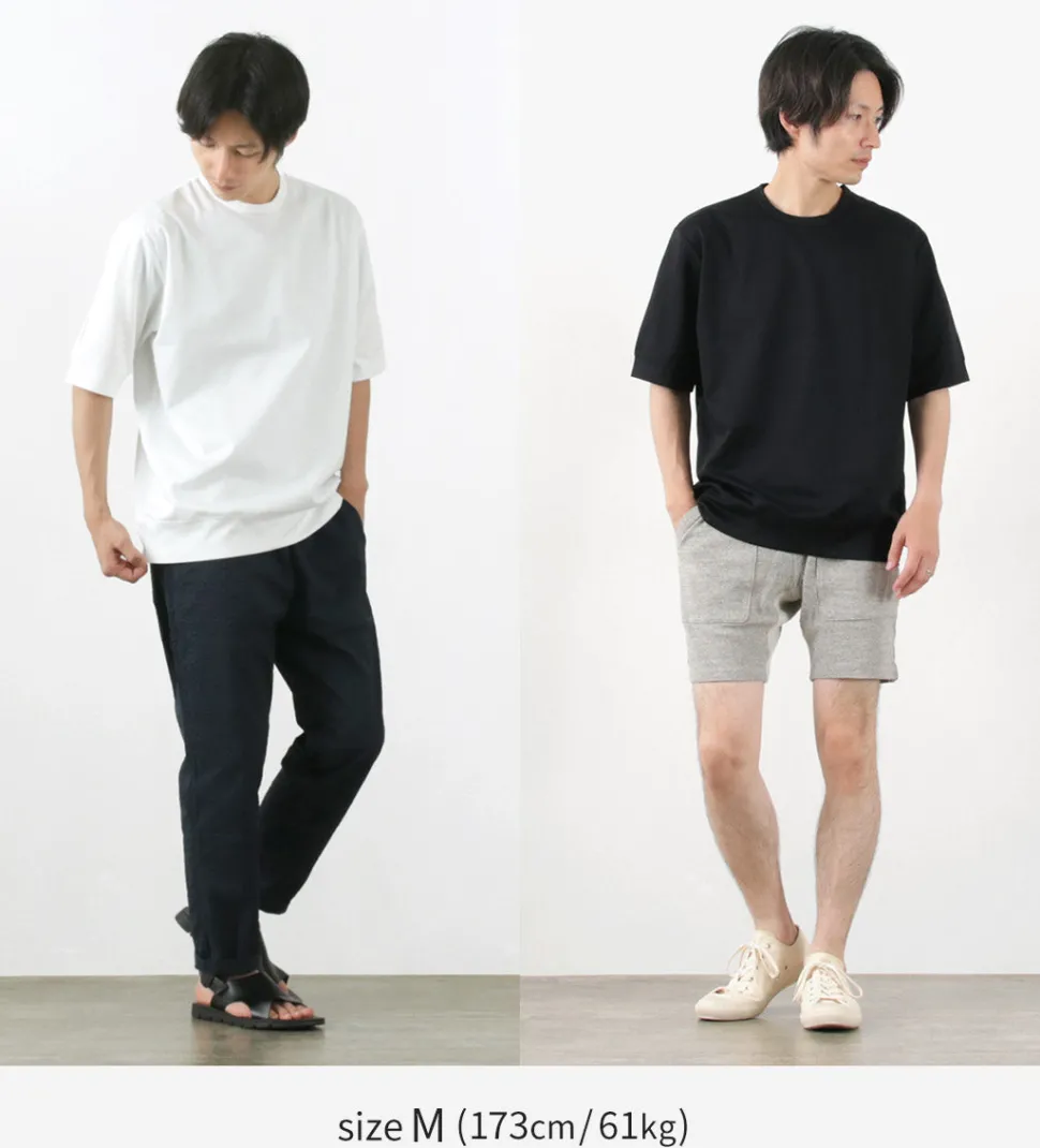 RE MADE IN TOKYO JAPAN / Half Sleeve Wide Dress T-Shirt