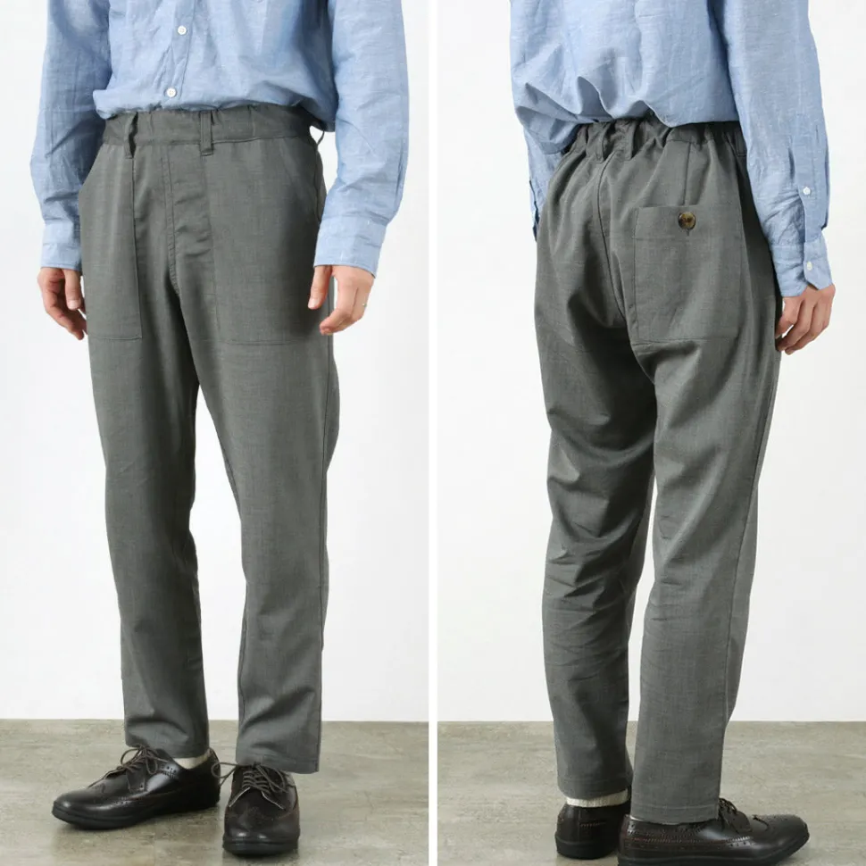 RE MADE IN TOKYO JAPAN / High Twist Tro Dress Easy Slacks