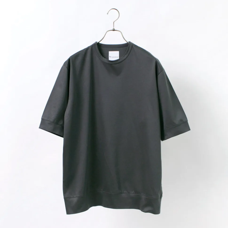 RE MADE IN TOKYO JAPAN / Half Sleeve Wide Dress T-Shirt