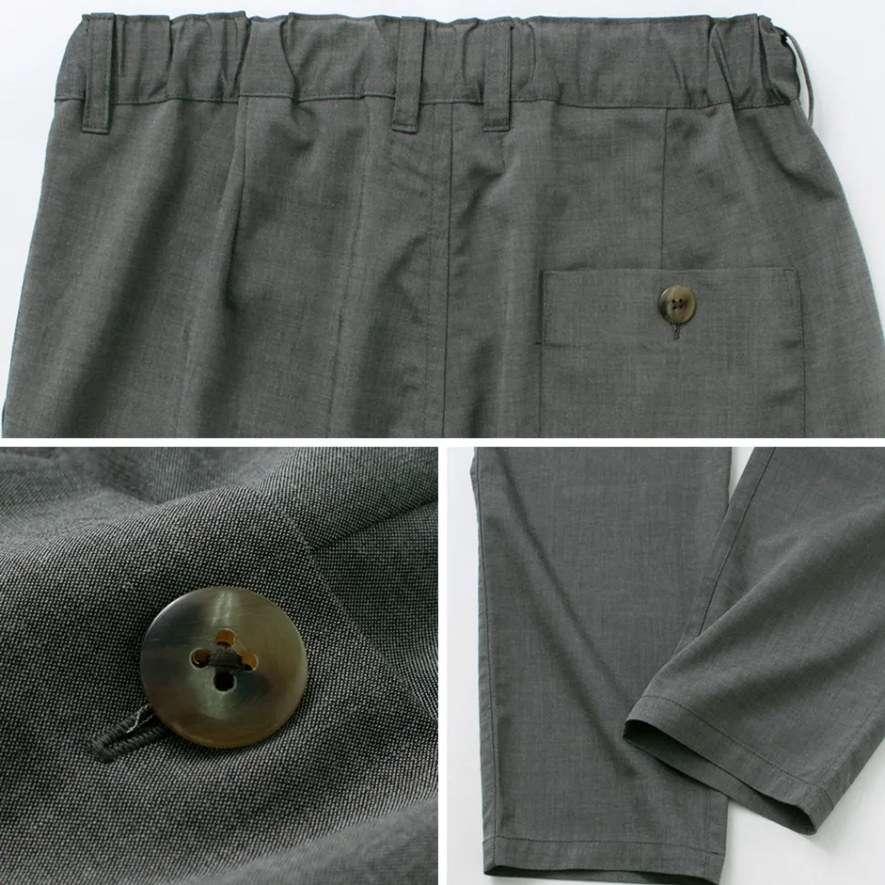 RE MADE IN TOKYO JAPAN / High Twist Tro Dress Easy Slacks