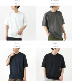 RE MADE IN TOKYO JAPAN / Half Sleeve Wide Dress T-Shirt