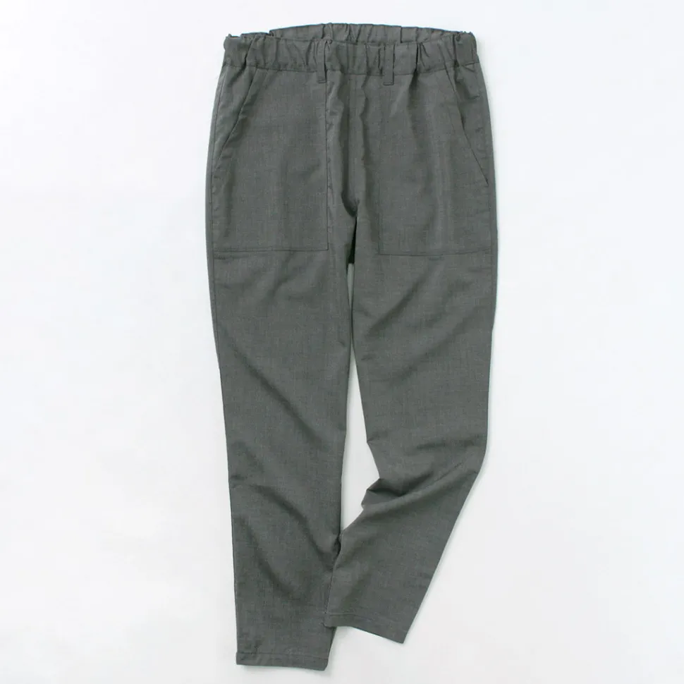 RE MADE IN TOKYO JAPAN / High Twist Tro Dress Easy Slacks