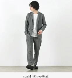 RE MADE IN TOKYO JAPAN / High Twist Tro Dress Easy Slacks