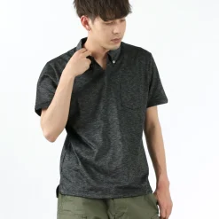 RE MADE IN TOKYO JAPAN / Indigo Kanoko Button Down Skipper BD Skipper