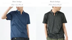 RE MADE IN TOKYO JAPAN / Indigo Kanoko Button Down Skipper BD Skipper