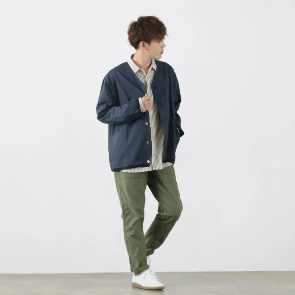 RE MADE IN TOKYO JAPAN / Linen Coolmax Shirt Cardigan