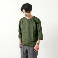RE MADE IN TOKYO JAPAN / Linen Canvas Button Basque / 7 Minute Sleeve