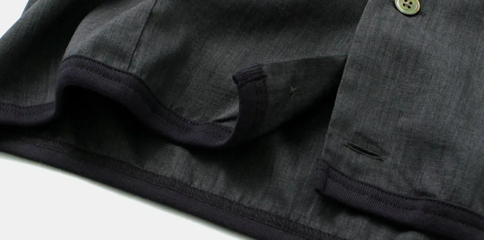 RE MADE IN TOKYO JAPAN / Linen Coolmax Shirt Cardigan