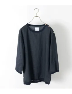 RE MADE IN TOKYO JAPAN / Linen Canvas Button Basque / 7 Minute Sleeve