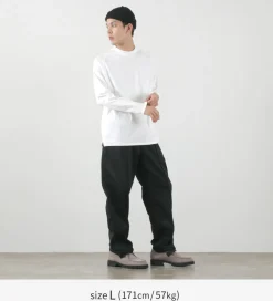 RE MADE IN TOKYO JAPAN / Perfect Inner Giza Mock Neck Long Sleeve T-Shirt