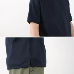 RE MADE IN TOKYO JAPAN / Perfect Inner Giza Mock Neck Half Sleeve T-Shirt