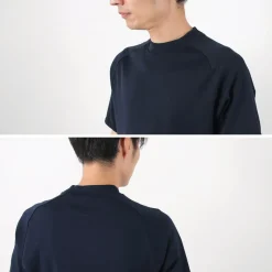 RE MADE IN TOKYO JAPAN / Perfect Inner Giza Mock Neck Half Sleeve T-Shirt