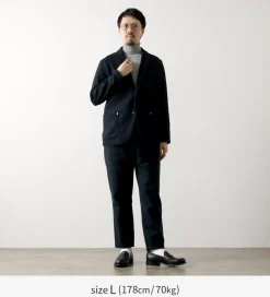 RE MADE IN TOKYO JAPAN / Super 140 Wool Melton Easy Slacks