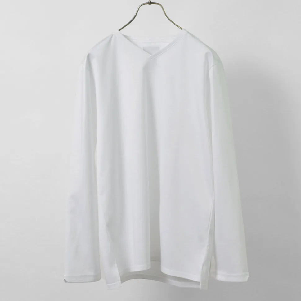 RE MADE IN TOKYO JAPAN / Tokyo Made V-Neck Long Sleeve Dress T-Shirt 5721A-CT