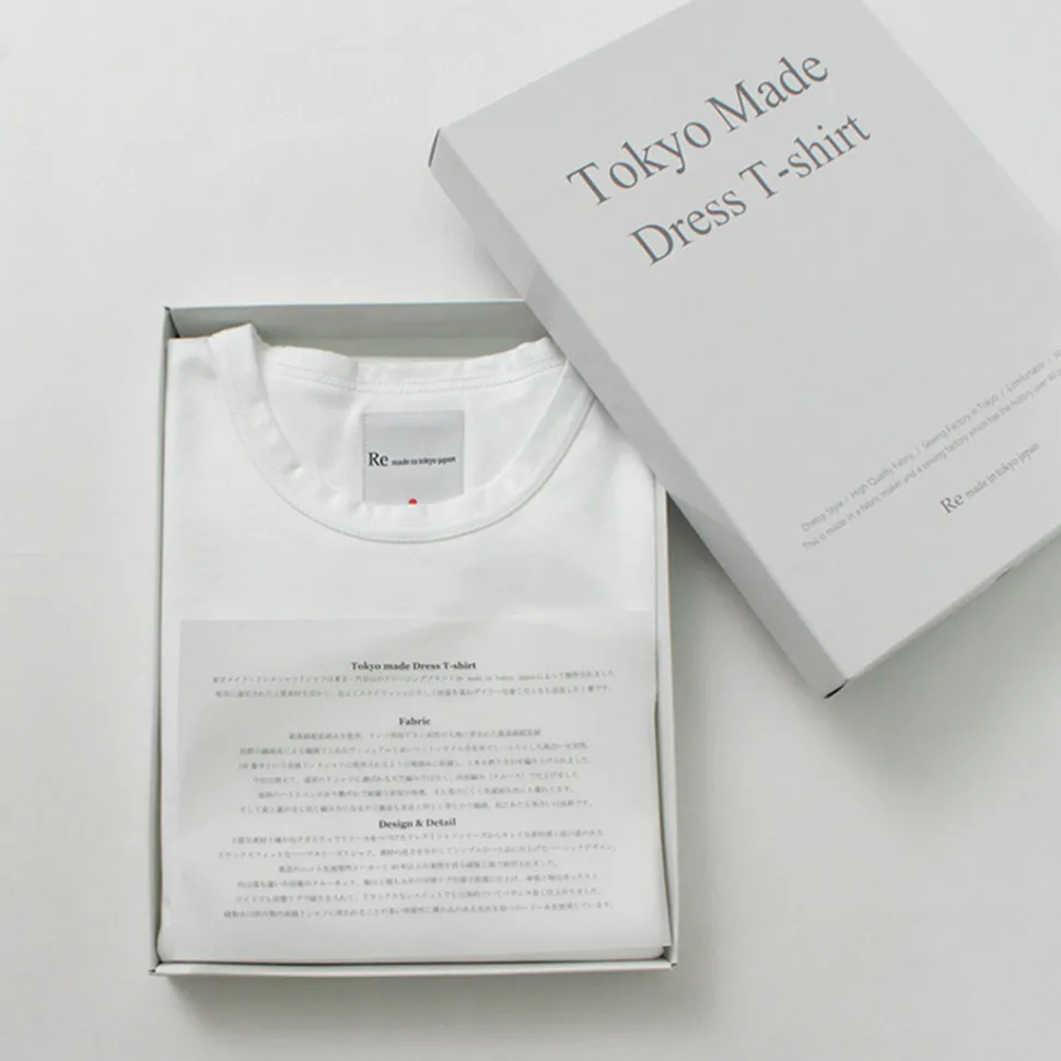 RE MADE IN TOKYO JAPAN / Tokyo Made Dress T-shirt Crew Neck