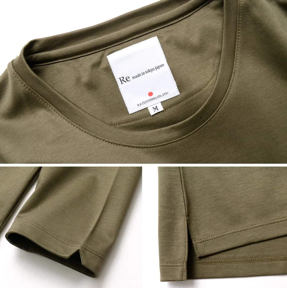 RE MADE IN TOKYO JAPAN / Tokyo Made Long Sleeve Dress T-Shirt