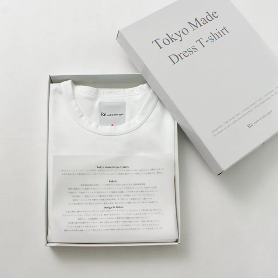 RE MADE IN TOKYO JAPAN / Tokyo Made Dress Organic T-shirt