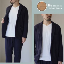 RE MADE IN TOKYO JAPAN / Tokyo Made V-Neck Long Sleeve Dress T-Shirt 5721A-CT