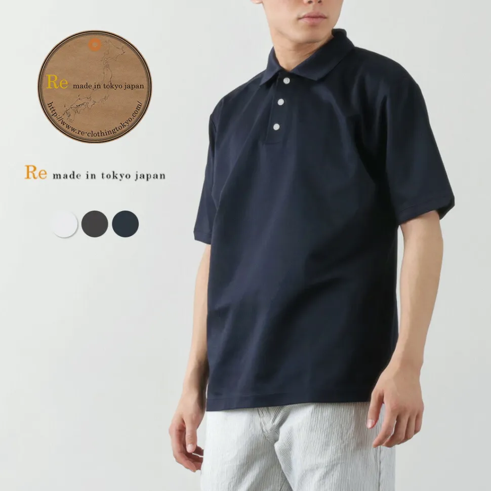RE MADE IN TOKYO JAPAN / Tokyo Made Dress Knit Shirt Polo