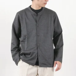 RE MADE IN TOKYO JAPAN / Viscose knit crew neck Cardigan