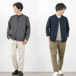 RE MADE IN TOKYO JAPAN / Viscose knit crew neck Cardigan