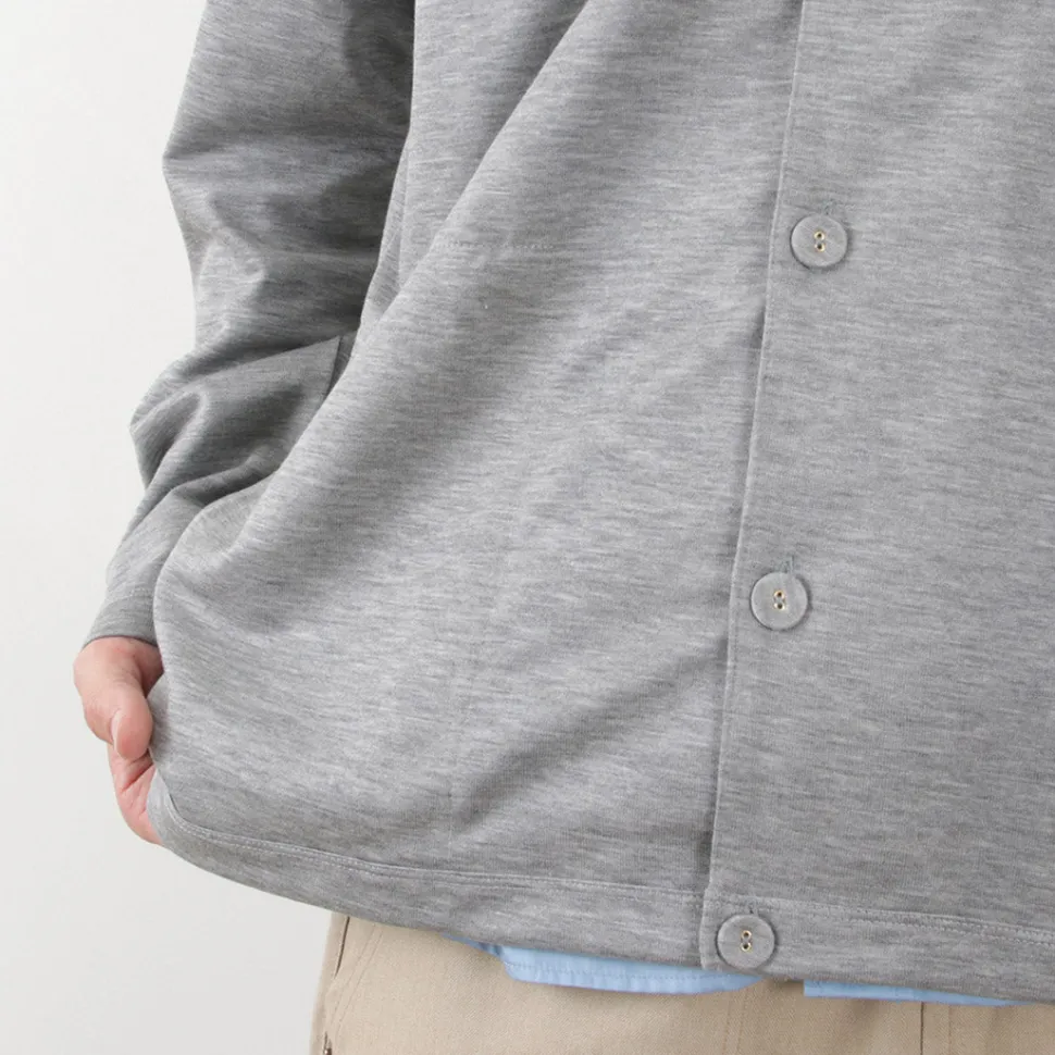 RE MADE IN TOKYO JAPAN / Viscose knit crew neck Cardigan