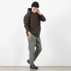 RE MADE IN TOKYO JAPAN / Wool Melton Pullover Hoodie