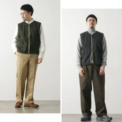 RE MADE IN TOKYO JAPAN / Wool Cashmere Kersey Crew Vest