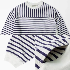 REMI RELIEF / 16/2 stripe FOOTBALL LONG T