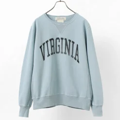 REMI RELIEF / SP processed back pile crew (VIRGINIA) Sweatshirt