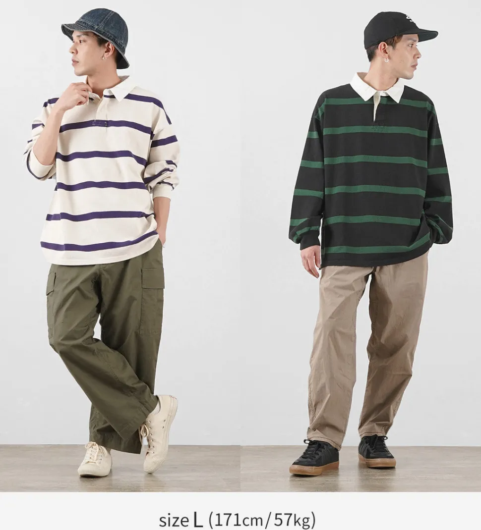 REMI RELIEF / Stripe Rugger Shirt