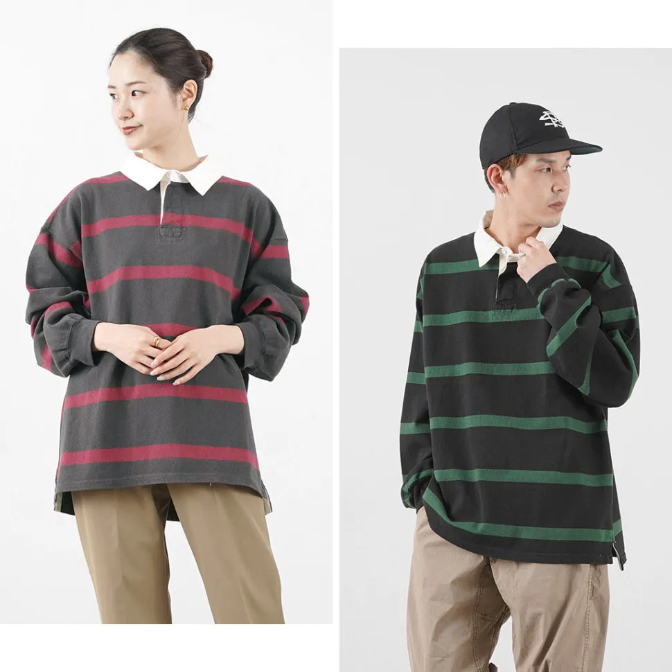REMI RELIEF / Stripe Rugger Shirt