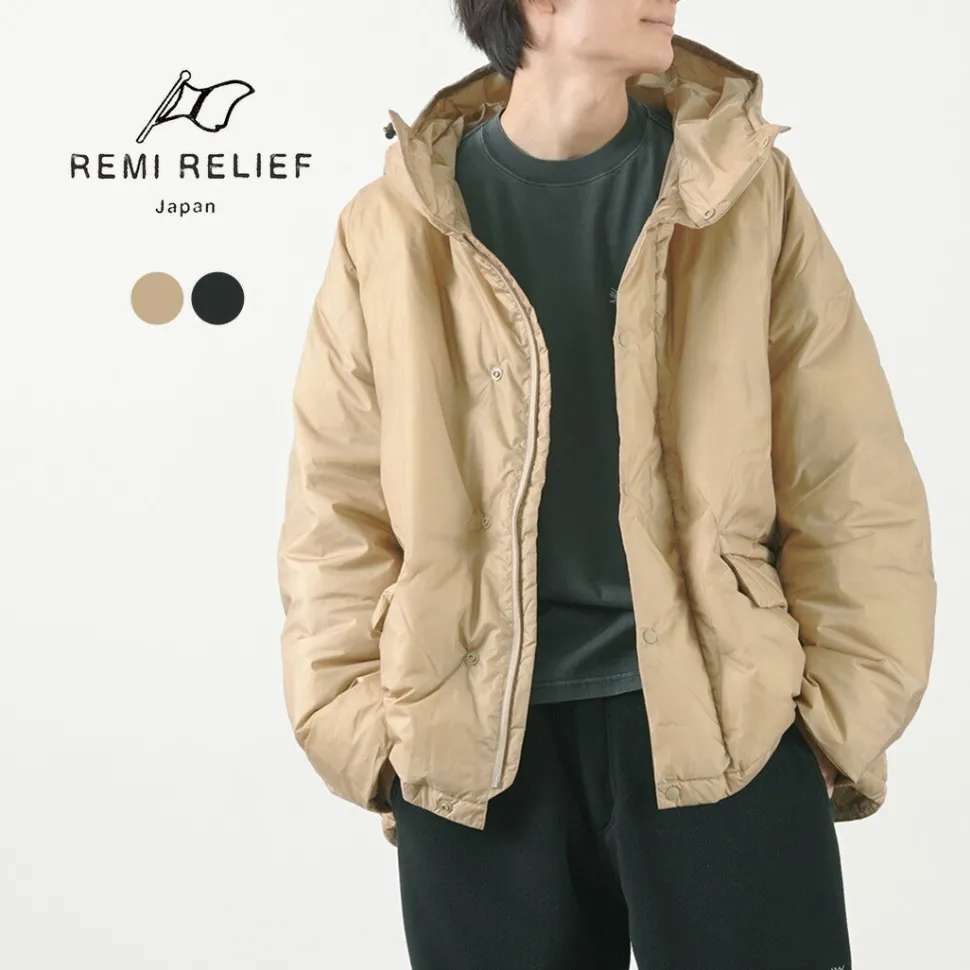REMI RELIEF / Ultralight Nylon Outdoor Down Jacket
