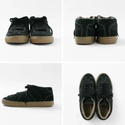 REPRODUCTION OF FOUND / German military trainers half cut shrink leather Sneaker