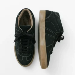 REPRODUCTION OF FOUND / German military trainers half cut shrink leather Sneaker