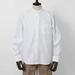 ROCOCO / American Ox Band Collar Shirt