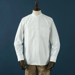 ROCOCO / American Ox Band Collar Shirt