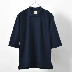 ROCOCO / Pique polo collar T-shirt