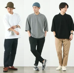 ROCOCO / Pique polo collar T-shirt