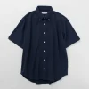 ROCOCO / Pique Short Sleeve Button Down Shirt