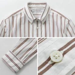 ROCOCO / Random Stripe Button Down Shirt Classic Fit