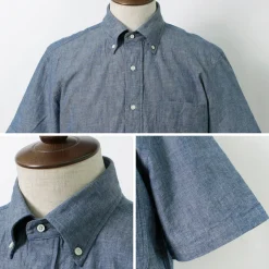 ROCOCO / Selvage Chambray S/S Button Down Shirt