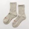 ROTOTO / Double Face Mini Crew Socks Organic Cotton