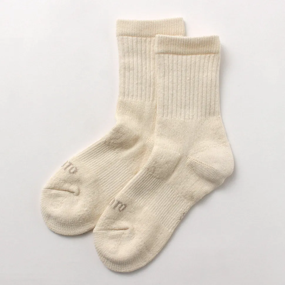 ROTOTO / Double Face Mini Crew Socks Organic Cotton